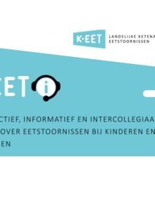 Afbeelding voor Eetstoornissen bij kinderen en jongeren: K-EETi en een handreiking